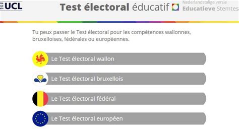 test électoral éducatif